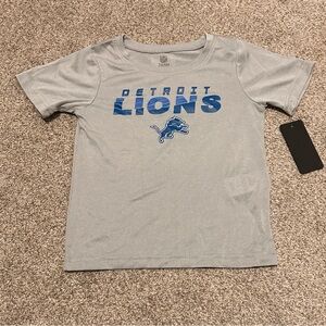 NFL Gray & Blue Detroit Lions Kids Short Sleeve Tee